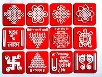 Craft Darbaar Auspicious Rangoli Tiles